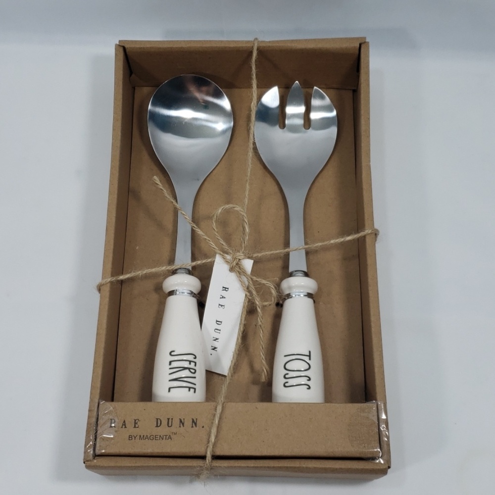 Rae Dunn Serve, Toss Serving Utensils